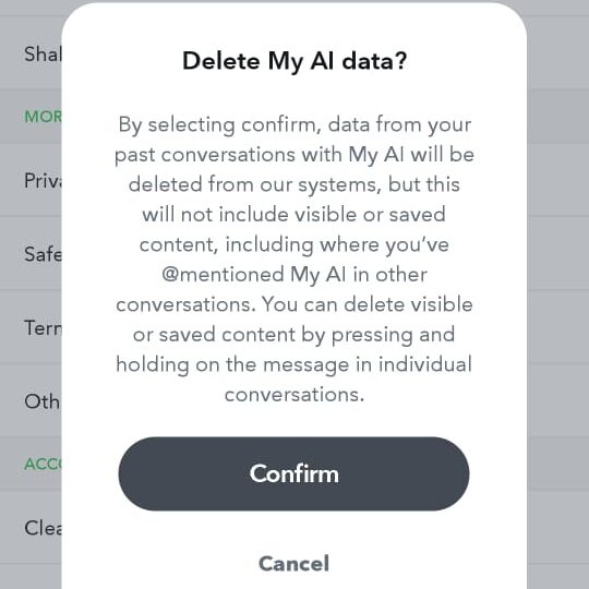 How to Get Rid of My AI on Snapchat